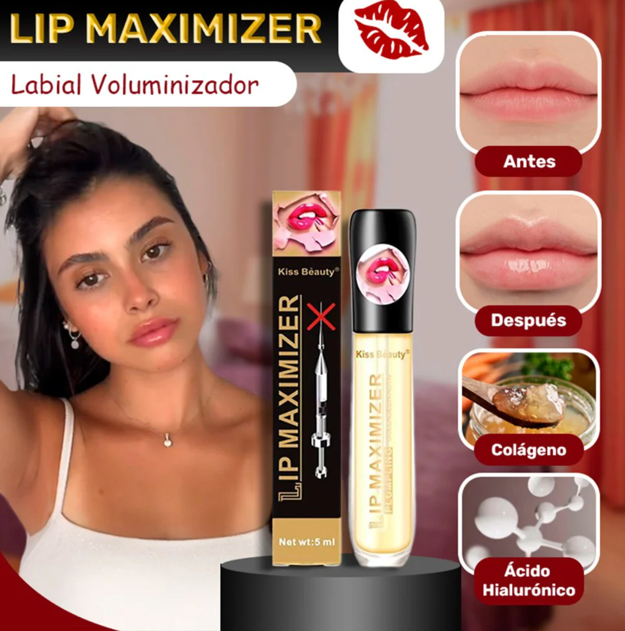 ¡¡EXITO EN CHILE!! Labial Voluminizador Profesional!! - LipMax™